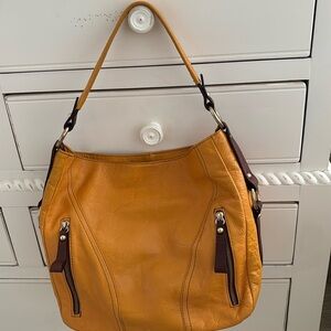 Made in Italy large leather handbag